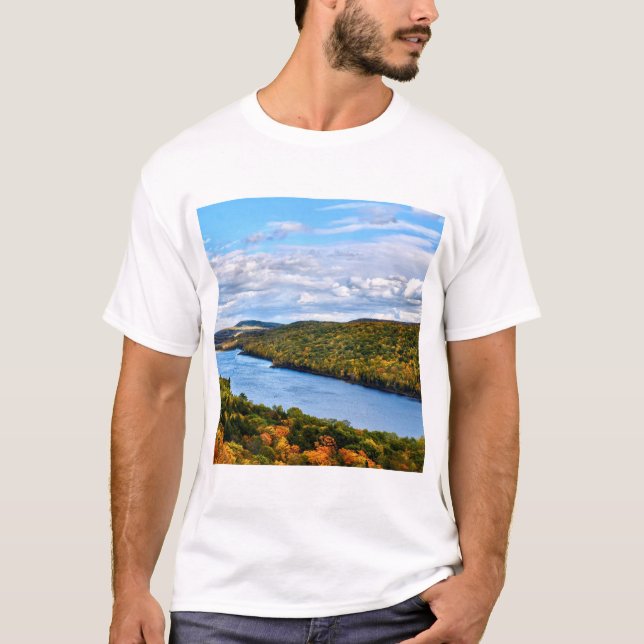 "Autumn at Lake of the Clouds" T-Shirt (Front)