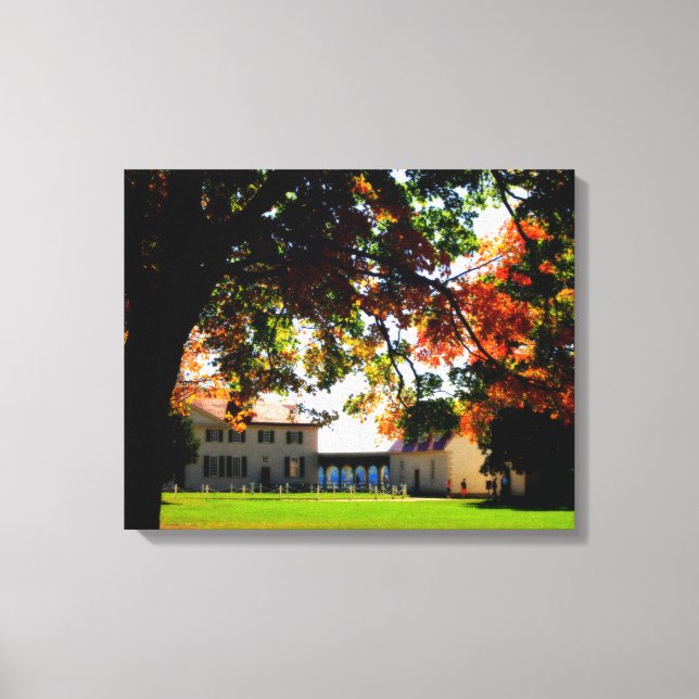 Autumn at Mount Vernon Wrapped Canvas (Front)