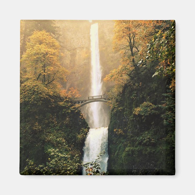 Autumn at Multnomah Falls Magnet (Front)