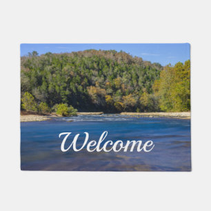 Autumn At North Fork Welcome Doormat