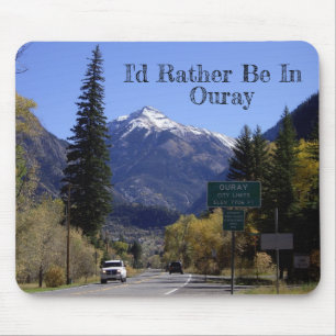 Autumn at Ouray, Colorado City Limits Mouse Pad