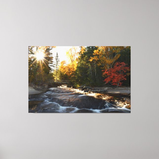 Autumn at Pictured Rocks  Canvas Print (Front)