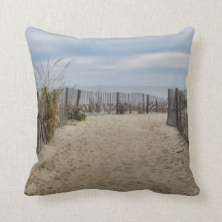 AUTUMN AT THE BEACH THROW PILLOW