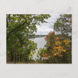 Autumn At Truman Dam Thank You Postcard