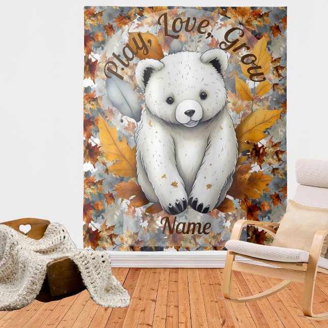 Autumn Baby Bear Tapestry (Creator Uploaded)
