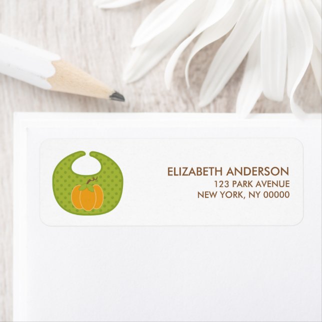 Autumn Baby Shower Address Labels (Insitu)