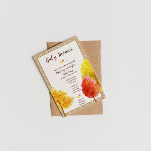 Autumn Baby Shower Invitation