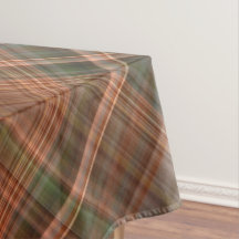 Autumn Baldcypress Orange, Red, and Green Plaid