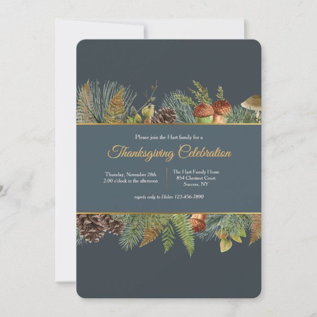 Autumn Banner Invitation (Front)