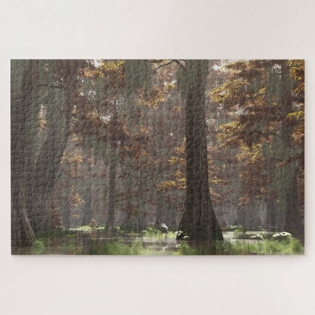 Autumn Bayou Jigsaw Puzzle (Horizontal)