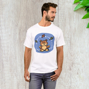 Autumn Bear with Falling Leaves  T-Shirt