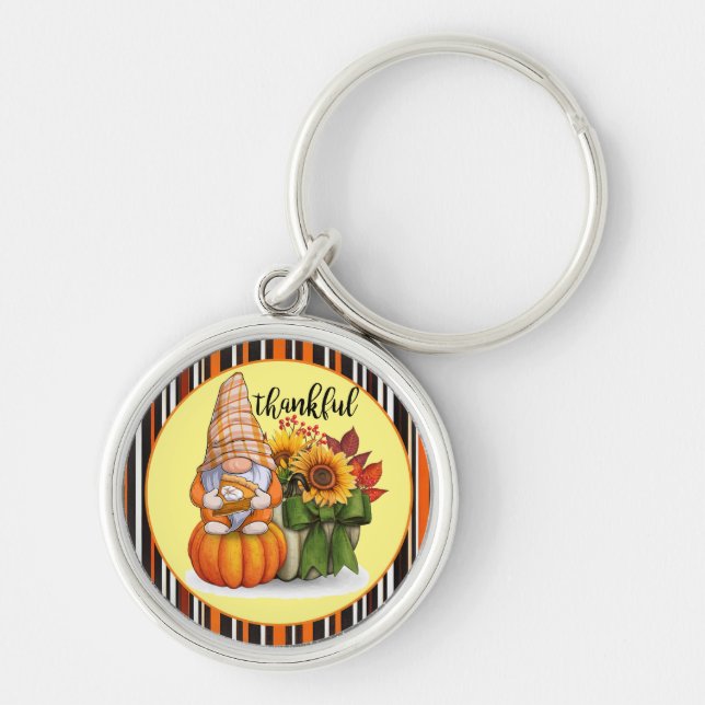 Autumn Beautiful Popular Thanksgiving Collection Keychain (Front)