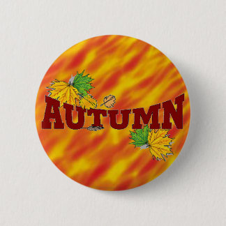 Autumn Beauty - 2 Inch Round Button