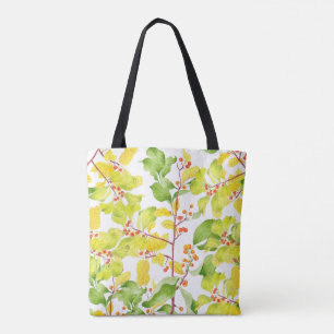 Autumn Berries on an All-Over-Print Tote Bag