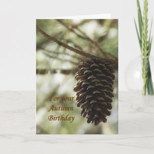 Autumn Birthday Card