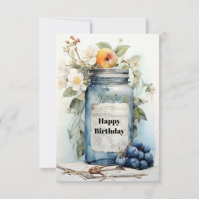 autumn birthday card (Front)