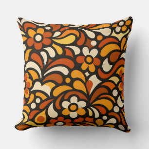 Autumn Bloom Reverie Throw Pillow
