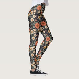 Autumn Blooms Leggings