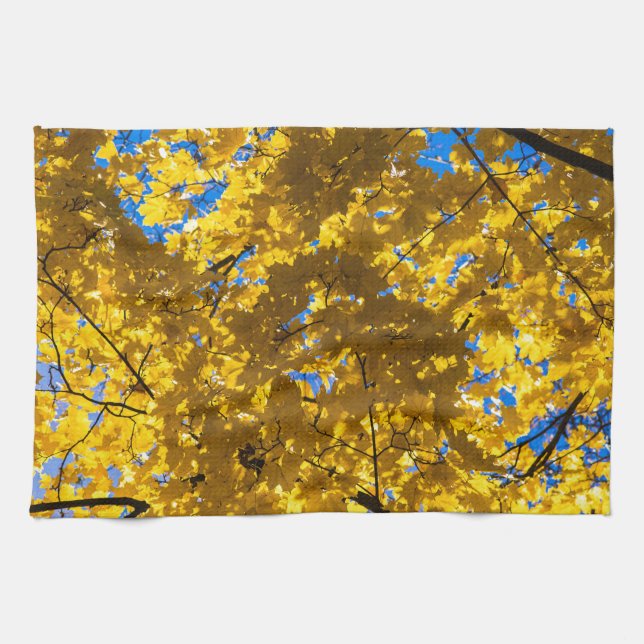 Autumn Blues Kitchen Towel (Horizontal)