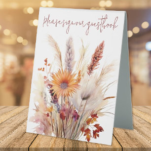 Autumn Boho Floral Wedding   White