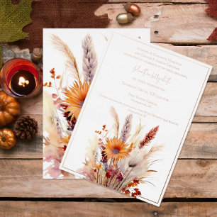 Autumn Boho Floral Wedding   White