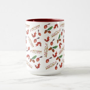 Autumn Botanical Art, Acorns   Mug