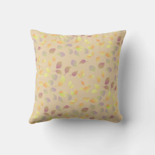 Autumn Botanical Leaves Throw Pillow