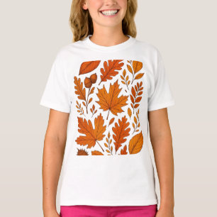 Autumn Botanical – Vintage Fall Leaves T-Shirt