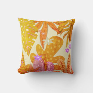 Autumn Botanicals Throw Pillow