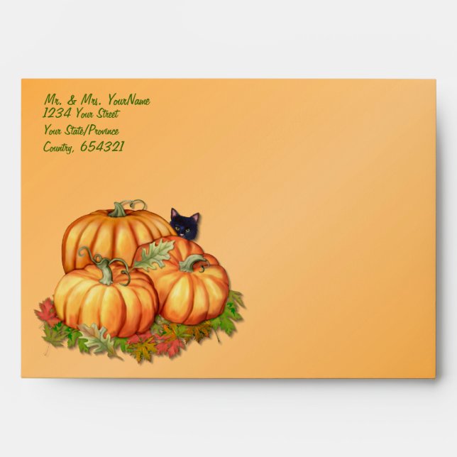 Autumn Bounty -a7 - Customize Envelopes (Front)