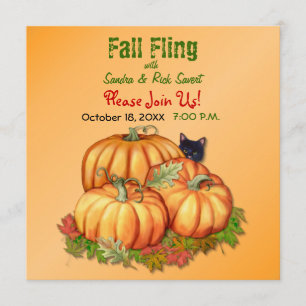 Autumn Bounty Fall Fling Invitation