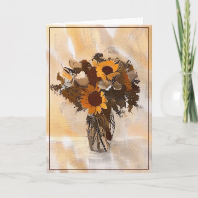 Autumn Bouquet Note Card (Front)