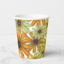 Autumn Bouquet Paper cup