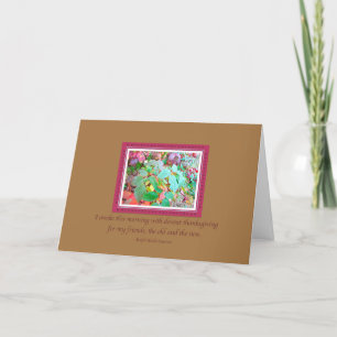 Autumn Bramble Thanksgiving Card