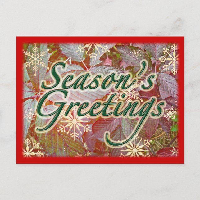 Autumn Brambles Holiday Season Items (Front)