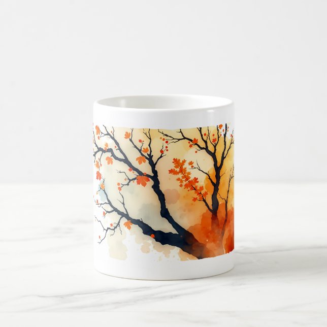 autumn branch coffee mug (Center)