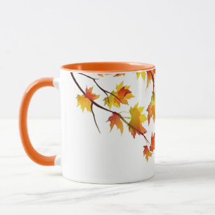 Autumn branch mug