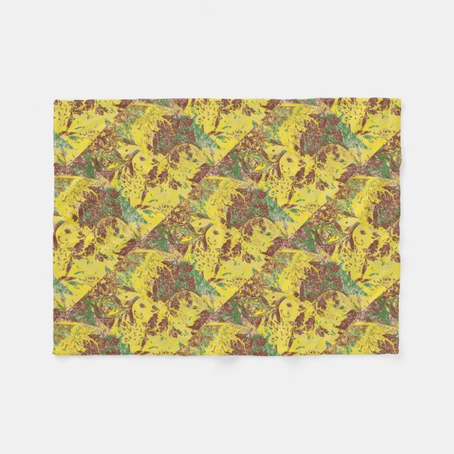 Autumn Breeze Fleece Blanket (Front (Horizontal))