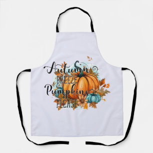 Autumn Breeze, Pumpkins Please – Cozy Fall Vibes Apron