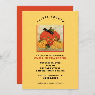 Autumn Bridal Shower Invitation