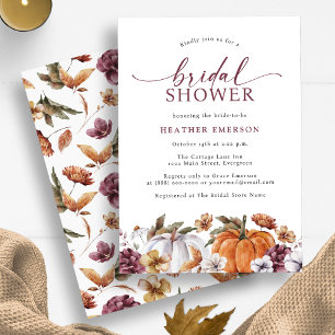 Autumn Bridal Shower Invitation