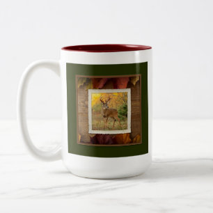 Autumn Buck #1 Two-Tone Coffee Mug