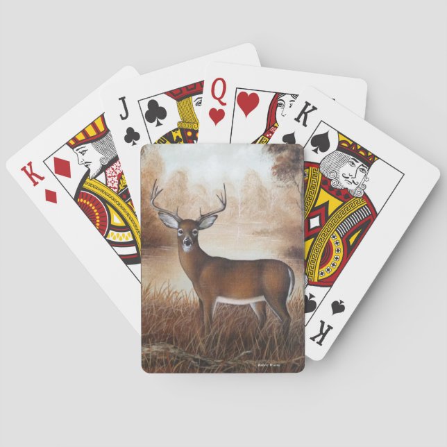 Autumn Buck Playing Cards (Back)