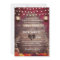 Autumn Burgundy Leaves Rustic Lantern Fall Wedding