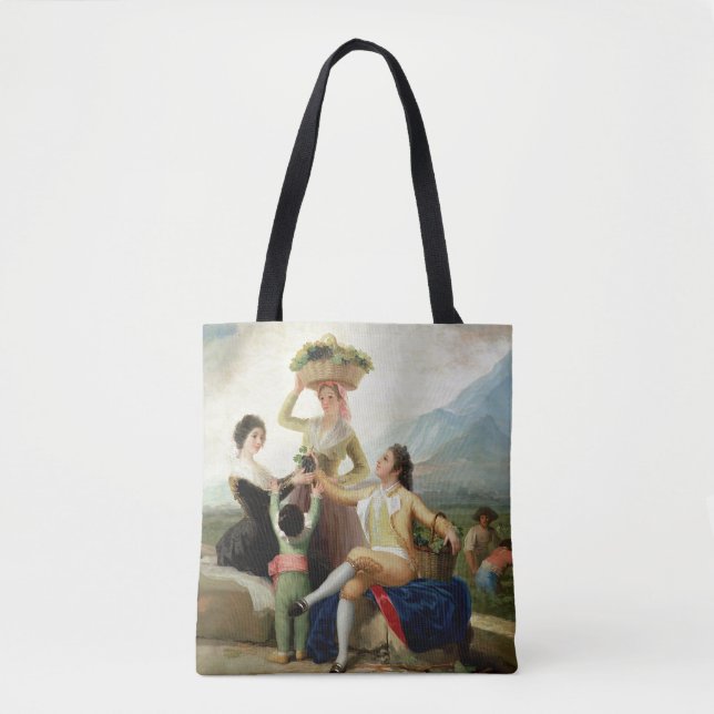 Autumn by Francisco Jose de Goya y Lucientes Tote Bag (Front)