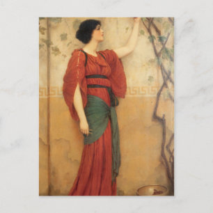 Autumn by John William Godward Postcard