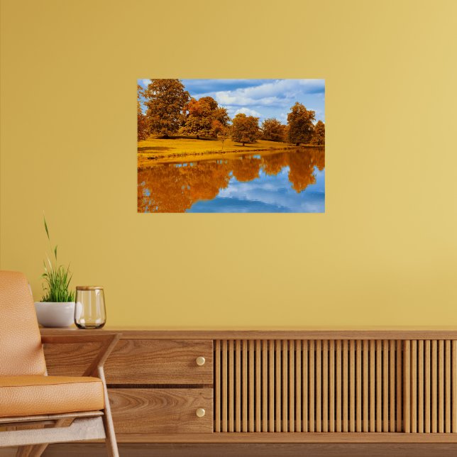 Autumn by the Lake Poster (Living Room 2)