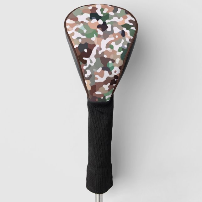Autumn Camo Fall Colours  Golf Head Cover (Front)