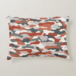 Autumn Camouflage Accent Pillow