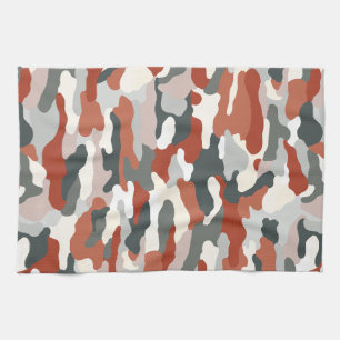 Autumn Camouflage Kitchen Towel
